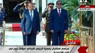 تفاصيل جلسة المباحثات بين السيسي ونظيره اللبناني