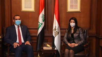 «المشاط» تبحث مع وزير التخطيط العراقى نتائج اللجنة العليا المشتركة