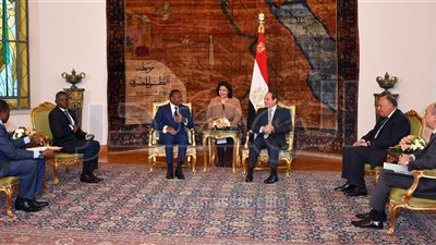 تفاصيل لقاء السيسي مع رئيس توجو بالاتحادية
