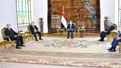 السيسي يستقبل رئيس البرلمان الصربي بحضور «جبالي»