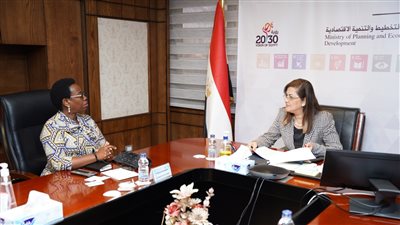 وزيرة التخطيط تبحث تعزيز سبل التعاون مع مفوضية الاتحاد الأفريقي 