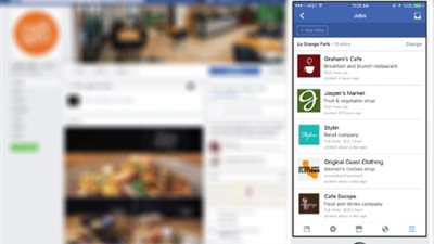 فيسبوك توفر ميزة عرض الوظائف الشاغرة