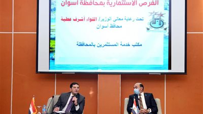 رئيس هيئة الاستثمار يبحث مع محافظ أسوان دعم وتيسير الاستثمارات 