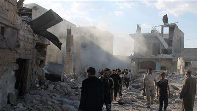 مقتل 30 شخص جراء سقوط طائرة حربية على سوق بـ