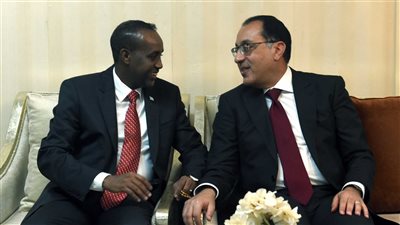 مدبولي ينقل تهنئة وتحيات الرئيس السيسي إلى نظيره الصومالي
