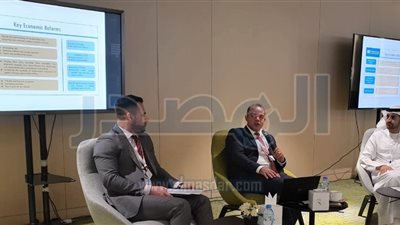 رئيس البورصة يعرض تجربة الإصلاح الاقتصادى على ممثلى 19 مؤسسة مالية دولية بـ