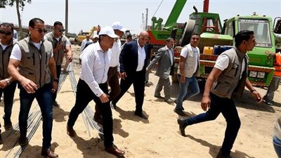 رئيس الوزراء يتابع تنفيذ مشروع كباري شربين بمحافظة الدقهلية