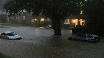 بالفيديو..الفيضانات تجتاح ولاية 