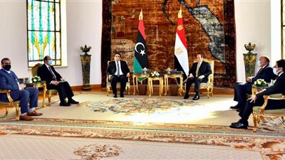 السيسي يؤكد دعم مصر الكامل لجهود استعادة استقرار ليبيا