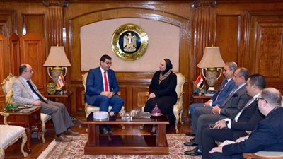وزيرة الصناعة تبحث سبل تيسير حركة التبادل التجاري بين مصر ولبنان