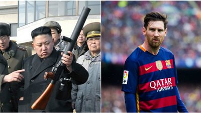 زعيم كوريا يتوعد ميسي: 