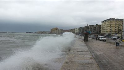 أمطار خفيفة على الثغر واستمرار حركة الملاحة ببوغازي الإسكندرية والدخيلة