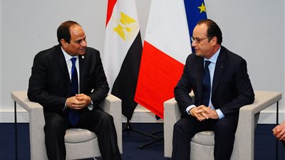 السيسي ونظيره الفرنسي يعقدان مؤتمرا صحفيا بقصر القبة.. غدا