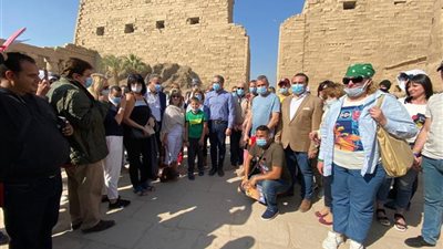 افتتاح المرحلة الأولى من مشروع ترميم تماثيل الكباش بالأقصر