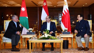 السيسي يعقد قمة ثلاثية مع العاهل الأردني وملك البحرين في شرم الشيخ