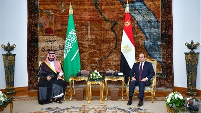 السيسي يبحث مع ولي عهد السعودية سبل تعزيز العلاقات الثنائية بين البلدين