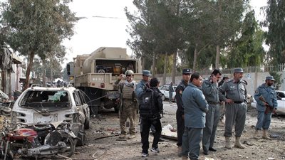 مقتل 22 بينهم رجال شرطة في هجوم انتحاري شمالي أفغانستان