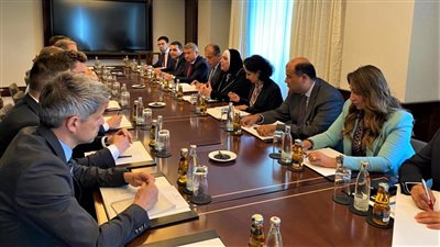 نيفين جامع تبحث زيادة التعاون المصري الألماني في صناعة السيارات وتجارة التجزئة