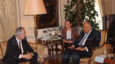 سامح شكري يستقبل نائب رئيس الوزراء البوسني