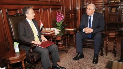 «القصير» يبحث مع السفير الياباني الجديد آفاق التعاون الزراعي المشترك