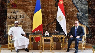 «السيسي» يبحث تحديات مواجهة الإرهاب مع رئيس «الانتقالي التشادي»