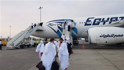 ﻿البعثة المصرية: وصول 5904 حجاج من القرعة إلى الأراضي المقدسة