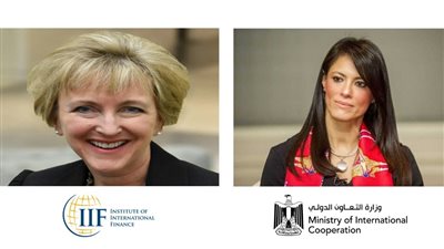 «المشاط» تبحث مقترحات التعاون مع معهد التمويل الدولي في قمة «COP27»