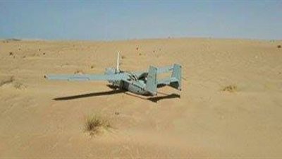 مصدر أمنى: التحفظ على طائرة بدون طيار بعد تعرضها لهبوط اضطرارى شرق العريش