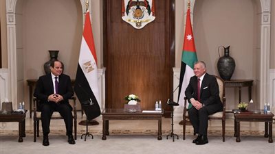 السيسى يبحث مع ملك الأردن سبل تعزيز العلاقات الثنائية بين البلدين