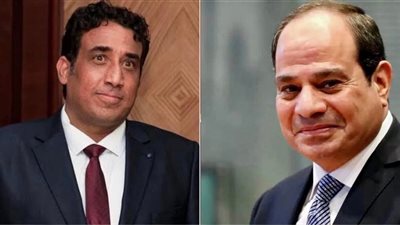 السيسي يتلقي إتصالاً هاتفياً من رئيس المجلس الرئاسي الليبي