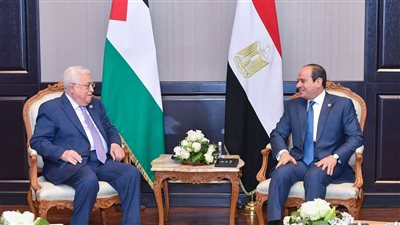 «السيسى» لـ«أبو مازن»: حريصون على دعم استئناف مفاوضات السلام
