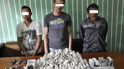 ضبط 4 مسجلين بحوزتهم 282 طربة لمخدر الحشيش بالإسكندرية