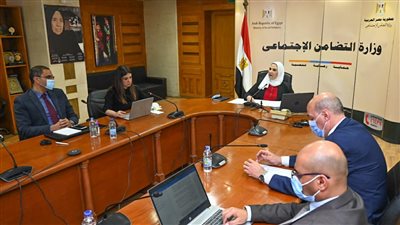 وزيرة التضامن تلتقى طلاب «تكافل وكرامة» المتفوقين  