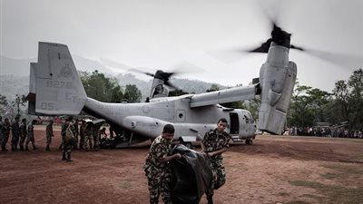 مقتل جندي أميركي خلال هبوط طائرة عسكرية في 