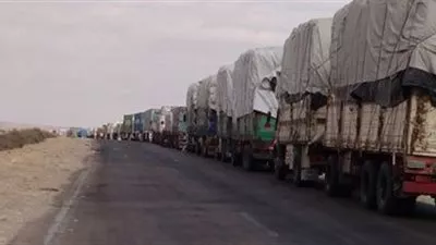 المخابرت الحربية بمطروح تنجح في إنهاء أزمة الشاحنات المصرية المحتجزة بليبيا