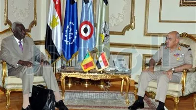 الفريق أول صدقى صبحى يلتقى وزير الدفاع والمحاربين القدامى فى مالى