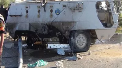 مصرع وإصابة 5 من قوات حرس الحدود فى حادث انقلاب سيارة عسكرية أثناء مطاردة مهربين 