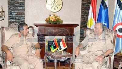 الفريق محمود حجازى يلتقي رئيس الأركان العامة للجيش الليبى