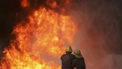 حريق يدمر فرع موبينيل بالفيوم