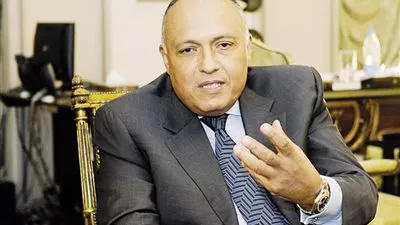 شكري يبحث أزمتي سوريا وفلسطين مع نظيريه النرويجي والبريطاني