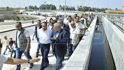 افتتاح محطة صرف صحى العجمى بتكلفة ٦٣٥ مليون جنيه