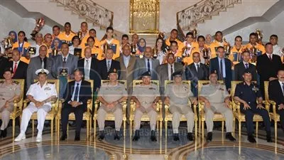 الفريق أول صدقي صبحي يكرم الأبطال الرياضيين من أبناء القوات المسلحة