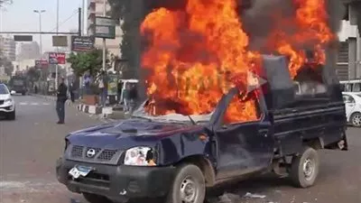 انفجار عبوة ناسفة أسفل سيارة ضابط شرطة 