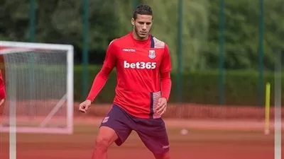 صور: رمضان صبحي في أول تدريبات له مع ستوك سيتي 