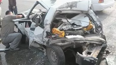 8 ضحايا حادث سقوط ميكروباص من اعلي كوبري 