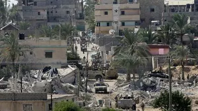 إخلاء 542 منزلا علي الشريط الحدودي برفح تمهيدا لإقامة منطقة عازلة