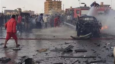 بالصور.. حادث انفجار 