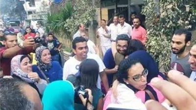 إخلاء سبيل ماهينور المصري ويوسف شعبان من قسم شرطة الرمل بالإسكندرية