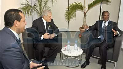 بالصور محلب يجتمع بعدد من روساء  حكومات فى قمة الفرانكوفونية فى السنغال