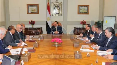 تفاصيل لقاء السيسي برئيس شركة 